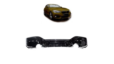 Dyfuzor BMW 1 F20 F21 Facelift Tył Gloss Black