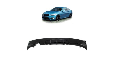 Dyfuzor BMW 2 F22 F23 Tył Gloss Black
