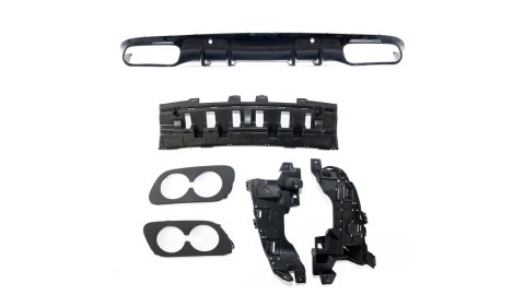 Dyfuzor Mercedes-Benz C C205 A205 Cabrio Tył Black