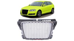 Grill Audi A3 8P Facelift Chrome & Black