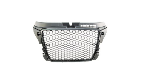 Grill Audi A3 8P Facelift Gloss Black PDC