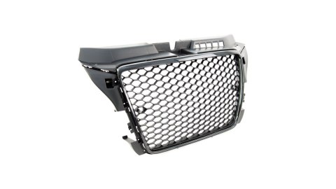 Grill Audi A3 8P Facelift Gloss Black PDC