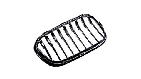 Grill BMW 1 F20 F21 Facelift pojedyncze żeberka Matt Black