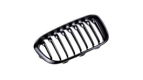 Grill BMW 1 F20 F21 Facelift pojedyncze żeberka Matt Black