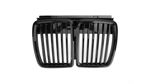 Grill BMW 3 E30 pojedyncze żeberka Gloss Black