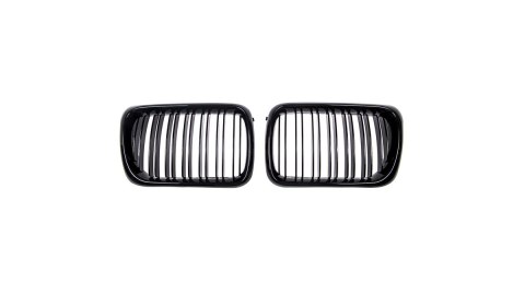 Grill BMW 3 E36 Facelift Compact podwójne żeberka Gloss Black