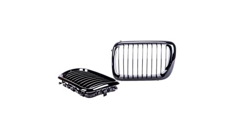 Grill BMW 3 E36 Facelift Compact pojedyncze żeberka Gloss Black