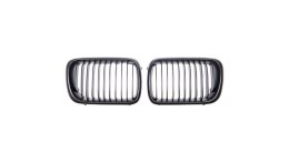 Grill BMW 3 E36 Facelift Compact pojedyncze żeberka Matt Black
