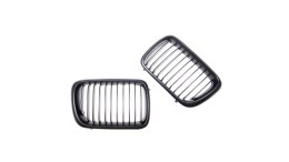 Grill BMW 3 E36 Facelift Compact pojedyncze żeberka Matt Black
