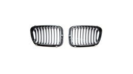 Grill BMW 3 E46 Compact pojedyncze żeberka Matt Black