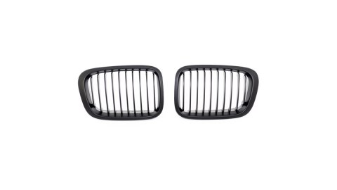 Grill BMW 3 E46 Compact pojedyncze żeberka Matt Black