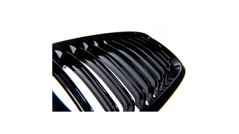 Grill BMW 3 E46 Facelift pojedyncze żeberka Gloss Black