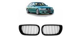 Grill BMW 3 E46 Facelift pojedyncze żeberka Gloss Black
