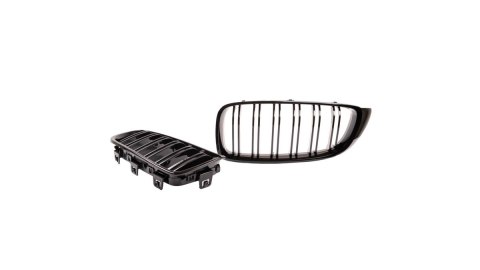 Grill BMW 4 F32 F82 F33 F83 F36 podwójne żeberka Gloss Black