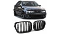 Grill BMW 5 E39 podwójne żeberka Gloss Black