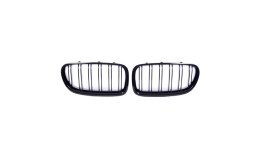 Grill BMW 5 F10 F11 podwójne żeberka Gloss Black