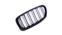 Grill BMW 5 F10 F11 podwójne żeberka Gloss Black