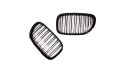 Grill BMW 7 F01 F02 F03 F04 podwójne żeberka Gloss Black