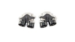 Końcówki tłumika Black MERCEDES E-Class W213 S213 GLC X253 GLC C253 E-Class A238 E-Class C238 Facelift 2020-2023