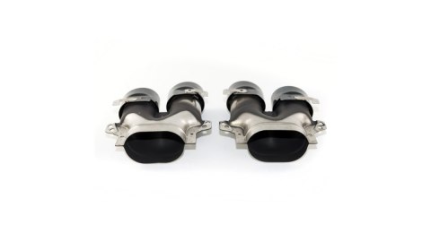 Końcówki tłumika Black MERCEDES E-Class W213 S213 GLC X253 GLC C253 E-Class A238 E-Class C238 Facelift 2020-2023