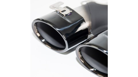 Końcówki tłumika Black MERCEDES E-Class W213 S213 GLC X253 GLC C253 E-Class A238 E-Class C238 Facelift 2020-2023