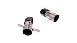 Końcówki tłumika Black Single MERCEDES A-Class V177 W177 CLA C118 X118 GLA H247 GLB X247 2018-obecnie