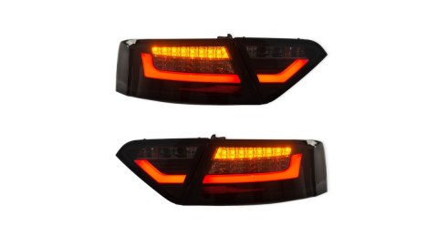 Lampy Audi A5 8T Tył LED Black-Smoke
