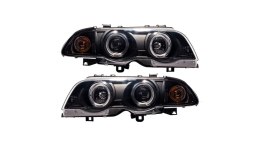 Lampy BMW 3 E46 Przód Black