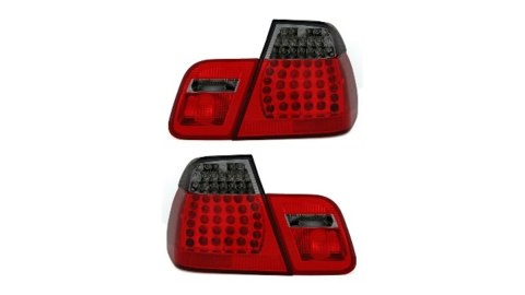 Lampy BMW 3 E46 Tył LED Red-Smoke
