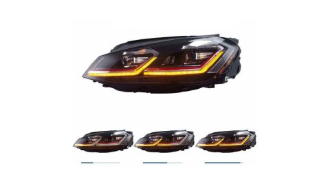 Lampy Volkswagen Golf 7 Przód Red