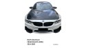 Maska BMW 3 F80 M-Pack z wlotem Aluminium