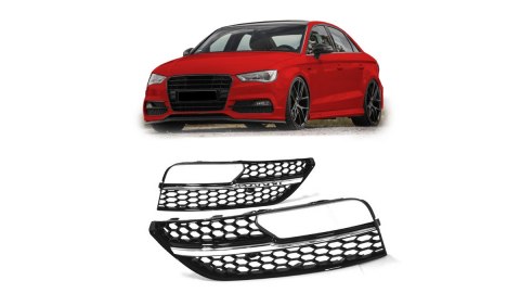 Ramka halogenów Audi A3 8V Chrome Black