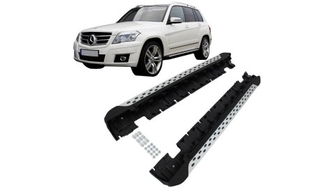 Stopnie boczne Mercedes-Benz GLK X204 2008-obecnie Aluminium