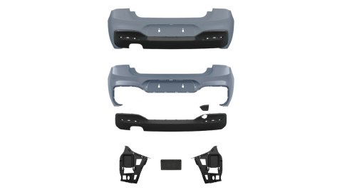 Zderzak BMW 1 F20 F21 Facelift Tył z dyfuzorem