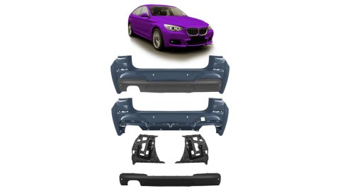 Zderzak BMW 5 F07 Tył z dyfuzorem