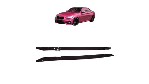 Dokładka BMW 2 F22 F23 Progi Gloss Black