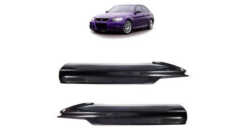 Dokładka BMW 3 E90 E91 Zderzak Przód Carbon Look