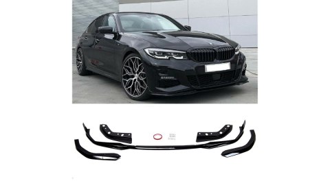 Dokładka BMW 3 G20 G21 Zderzak Przód Gloss Black