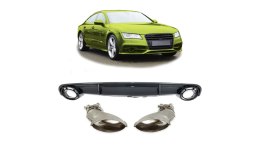 Dyfuzor Audi A7 C7 Tył Carbon Look