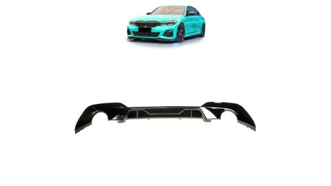 Dyfuzor BMW 3 G20 G21 Tył Gloss Black