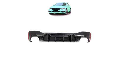 Dyfuzor BMW 5 G30 F90 G31 Tył Carbon Look