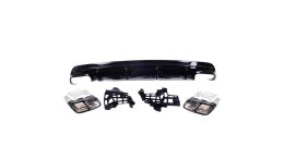 Dyfuzor Mercedes-Benz CLA C117, X117 Tył z końcówkami black