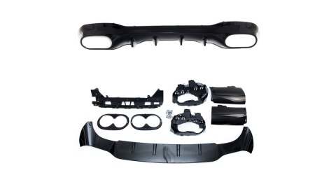 Dyfuzor Mercedes-Benz CLA C118 X118 Tył Gloss Black