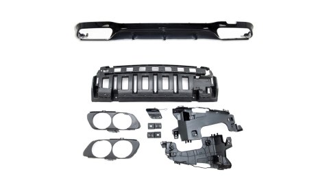 Dyfuzor Mercedes-Benz E W213 S213 Tył Black