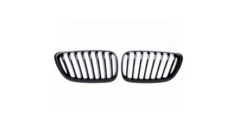 Grill BMW 2 F22 F23 pojedyncze żeberka Matt Black