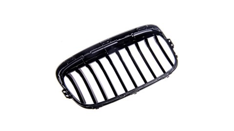 Grill BMW 2 F45 pojedyncze żeberka Matt Black