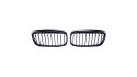 Grill BMW 2 F45 pojedyncze żeberka Matt Black