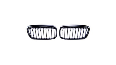 Grill BMW 2 F45 pojedyncze żeberka Matt Black