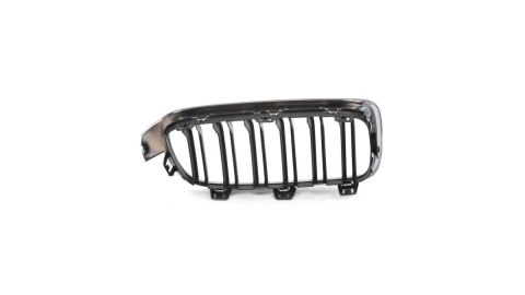 Grill BMW 3 F30 F31 podwójne żeberka Chrome & Black