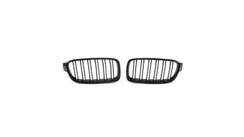 Grill BMW 3 F30 F31 podwójne żeberka Gloss Black